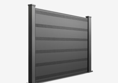 falagotti Solarzaun Puristica Designabdeckung Rückseite